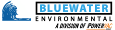 Bluewater WaveVac logo with a blue wave graphic.